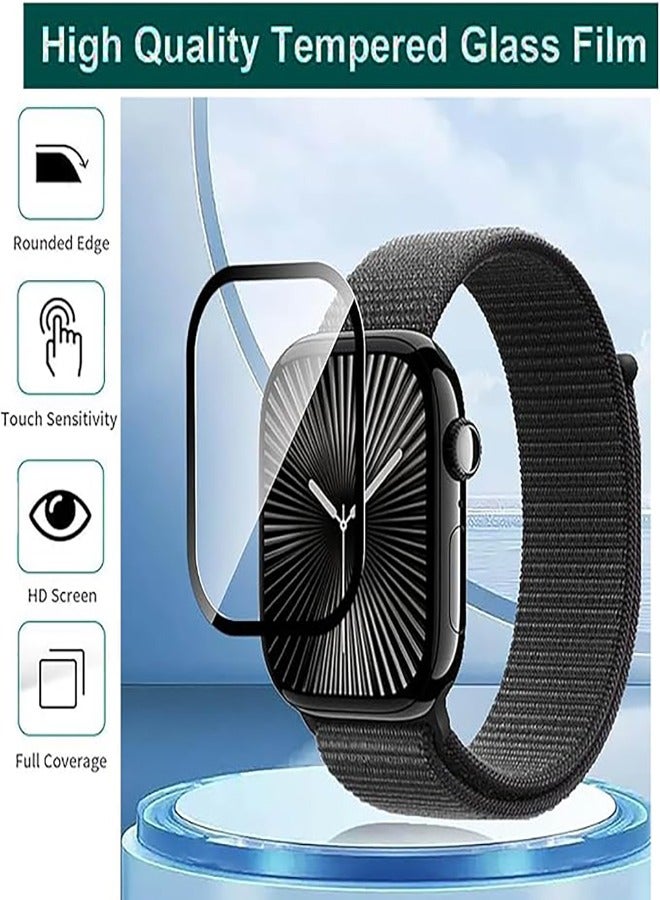 HablTech 3 Pcs Screen Protector for Apple Watch SE 3/SE 2/SE Series 6/5/4 40mm , Curved Full Coverage Anti-Scratch Clear Soft Film - Image 4